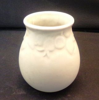 Rookwood Art Pottery 1940 Matte White Vase