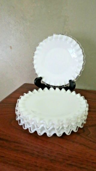 4 Fenton Silvercrest Bread And Butter Plates 680/7219