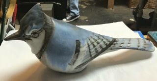 Andersen Design Studio Pottery Large Bird Bluejay Figurine