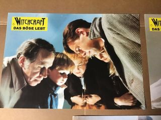 3 German Witchery Press Kit photos 8x11 paper Poster David Hasselhoff 1988 4