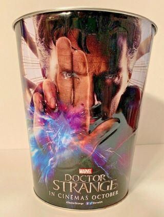 Marvel Doctor Strange Metal Embossed Movie Theater Popcorn Tin Bucket