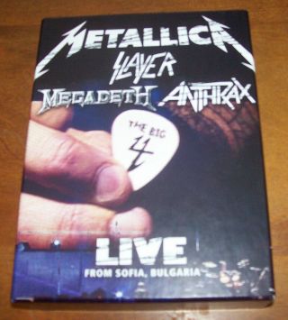 Big 4 Dvd Deluxe Edition Metallica,  Slayer,  Megadeth,  Anthrax