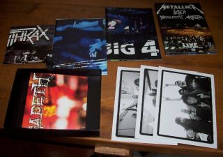 BIG 4 DVD DELUXE EDITION METALLICA,  SLAYER,  MEGADETH,  ANTHRAX 2