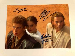 Hayden Christensen Mcgregor Portman Star Wars Sw Signed Autograph 6x8 Photo