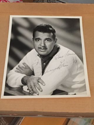 Vintage Tennessee Ernie Ford Country Singer Hand Signed Autographed Photograph