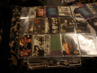 Beatles Memorabilia Cards/color/blk/white Over 250 Many In Plastic Pages/