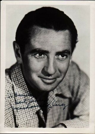 Vintage Macdonald Carey Signed Photo - Days Of Our Lives