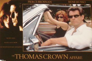 The Thomas Crown Affair - Lobby Cards Set - Pierce Brosnan,  Rene Russo