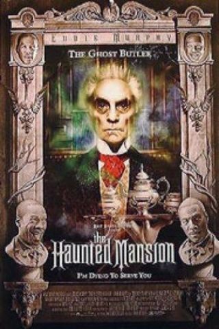 The Haunted Mansion Eddie Murphy Movie Poster Ghost Butler Style,  Double - Sided R