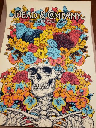 Dead And Company 2018 Summer Tour Vip Poster - Low Number