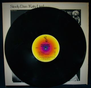 STEELY DAN Autographed KATY LIED Album By Donald Fagen & Walter Becker 2