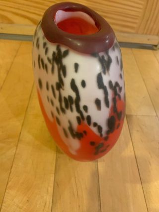 Large Vintage Murano Glass bottle vase 2