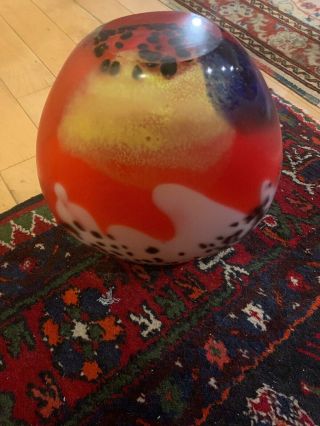 Large Vintage Murano Glass bottle vase 8
