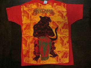 Santana 1999 Tour Concert T Shirt