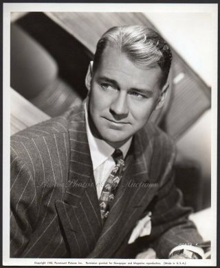 Film Debut Sonny Tufts 1942 Vint Orig Photo So Proudly We Hail Handsome Actor