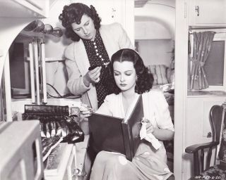 Joan Bennett Candid Dressing Room Vintage 1939 Hal Roach Studio Photo
