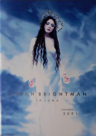 Sarah Brightman La Luna Tour Programme 2001 Htf A Whiter Shade Of Pale