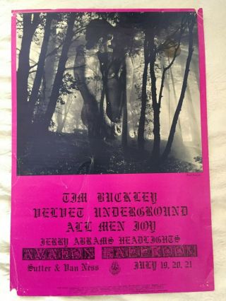 Avalon Ballroom Velvet Underground Family Dog Fd - 128 - 1 Poster