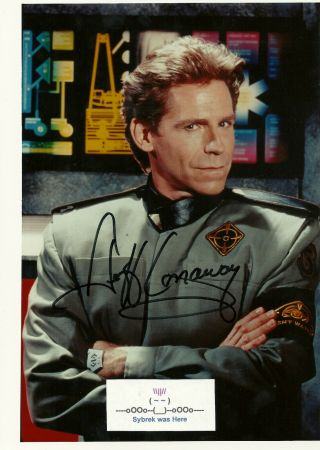 Jeff Conaway Signed 8 X 10 Photo Autograph Zack Allan On Babylon 5