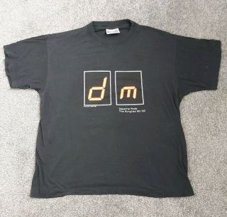 Depeche Mode Singles Tour T Shirt Size L Rare Vintage