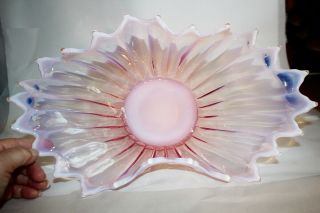 Vintage Fostoria Heirloom Pink Opalescent Bowl