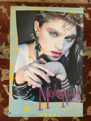 Madonna On Sire Records Rare Promotional Poster From 1984