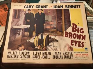 Big Brown Eyes 1936 Paramount 11x14 " Crime Lobby Card Lloyd Nolan