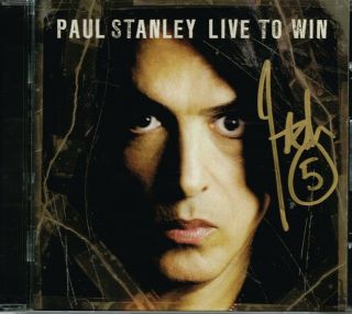 Paul Stanley - " Live To Win " Autographed Cd
