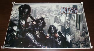 Kiss Vintage Empire State Building Poster 1977