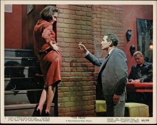 The Prize 1963 Color Lobby Still Photo Paul Newman/diane Baker