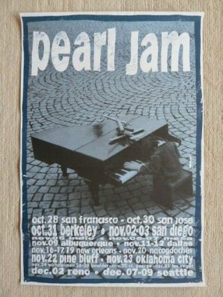 Pearl Jam 1993 West Coast Tour Concert Poster Ames Bros