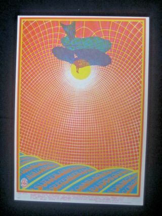 Fd - 83 - Op - 1 Buddy Guy The Charlatans Concert Poster 1967 Gorgeous Cond