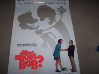 What About Bob? Movie Poster 2 Sided Rolled 27x40 Bill Murray