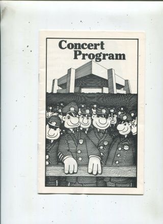 1982 The Police Black Uhuru Meadowlands Arena Concert Program Mbx80