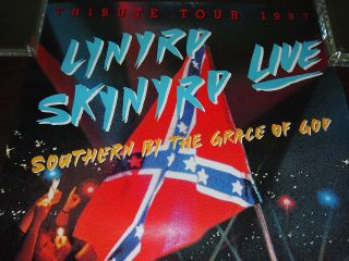 Lynyrd Skynrd - ' Southern By The Grace of God ' 1987 album & tour poster 2
