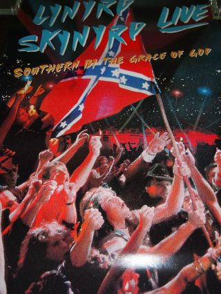 Lynyrd Skynrd - ' Southern By The Grace of God ' 1987 album & tour poster 4