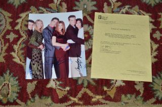 Friends Tv Show Cast,  By 6 Nicely Signed Autographed Photo,  With