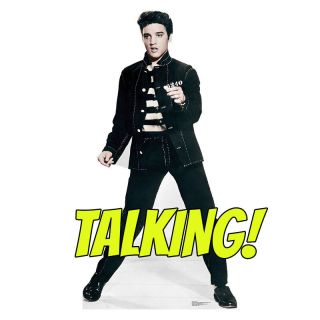 Elvis Presley Talking Jailhouse Rock Cardboard Cutout Standup Standee Poster