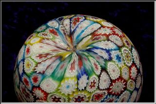 Gorgeous Vintage Murano Fratelli Toso Italy Millefiori Art Glass Vase 2
