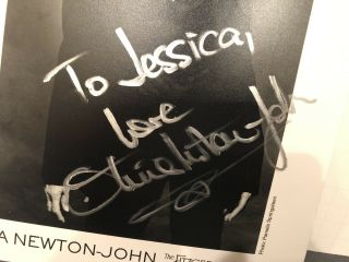 Olivia Newton John Signed 8x10 Photo Personalized Autograph No 2