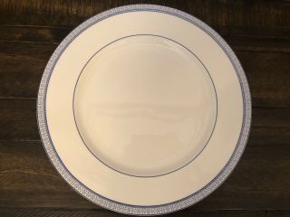 RALPH LAUREN SET OF 4 MACAO DINNER PLATES BLUE & WHITE 2