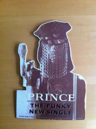 Prince Counter Top Promo Display Stand " My Name Is Prince " - Rare