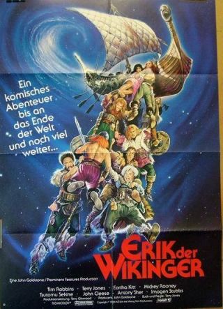 Tim Robbins Erik The Viking Vintage 1 Sheet Movie Poster 1989