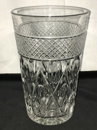 Imperial Cape Cod Crystal 8 1/2 " Flat Flip Vase 160/143