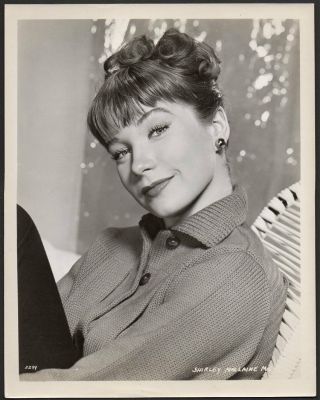 Shirley Maclaine Vintage Orig Photo Singer,  Dancer,  Actress Portrait
