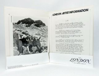 1977 Zz Top Best Lp London Records Us Promo Press Kit,  Photo,  Band Info,  Folder