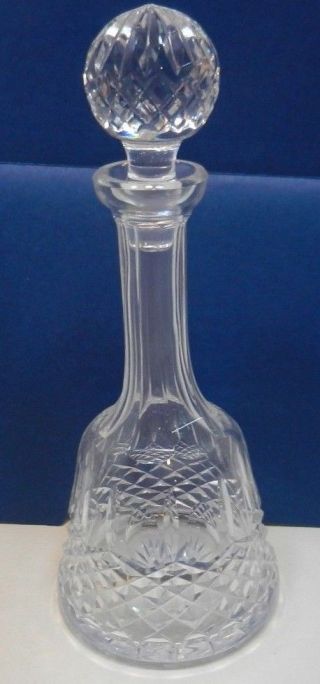 Waterford Crystal Kenmare 12.  5 " Decanter W/stopper Wine Spirits Bourbon