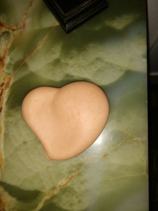 Vintage Elsa Peretti Tiffany & Co Terracotta Heart Shaped Box