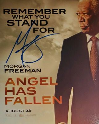 Morgan Freeman Hand Signed 8x10 Photo W/holo Angel Has Fallen