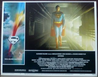 Superman 1970s Lobby Card Christopher Reeve Gene Hackman